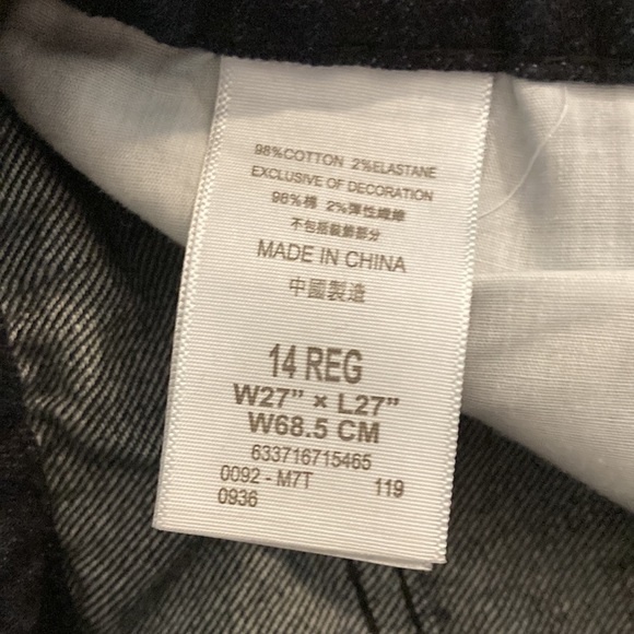 Brand new never worn boys Levi 502 regular Taper jeans - Picture 5 of 5